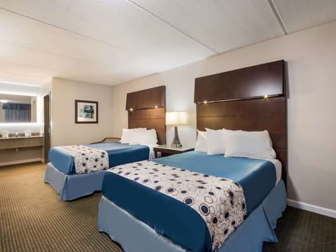 Individually decorated, individually furnished, desk, iron/ironing board