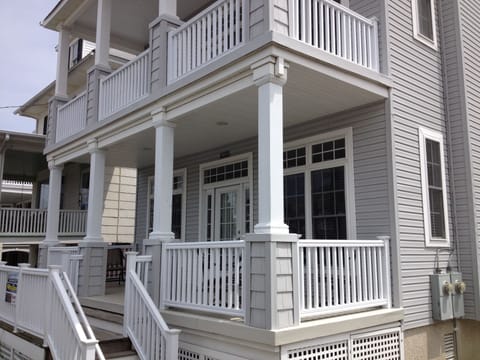 Quite residential neighborhood. Enjoy the covered porch for reading or relaxing.