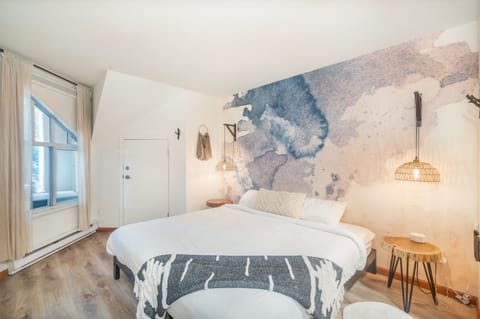 Master Bedroom has a king bed and ensuite washroom