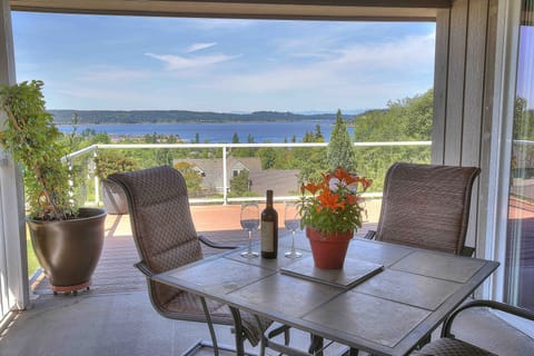 Never mind if the rain is sprinkling, sip your coffee, read your newspaper