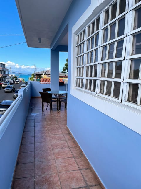 Front balcony with view to main street