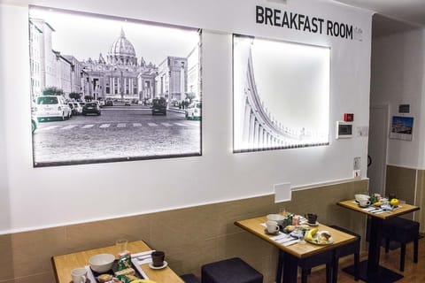 Free daily self-serve breakfast