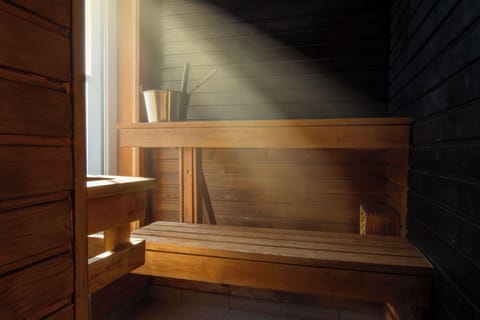 Family Room, Sauna | Bathroom | Shower, hair dryer, towels