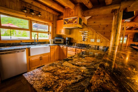 Two tier marble granite 