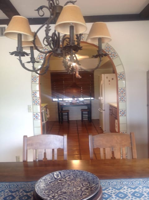 Dining area looking towards kitchen