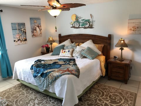 Master Bedroom # 2, King Pillow Top Bed,  Adjoining Private Bathroom.