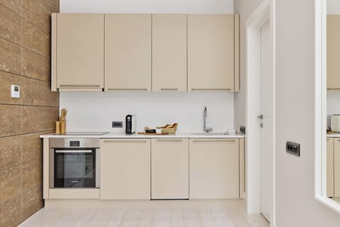 Studio Land View | Private kitchen | Espresso maker, electric kettle, highchair