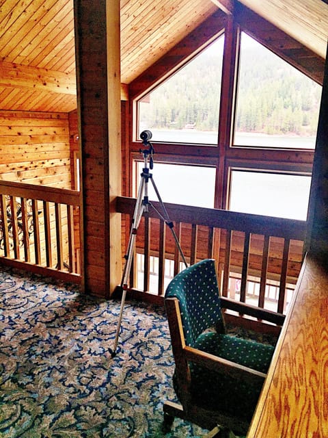 Feel free to use our telescope for star gazing.  