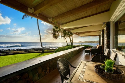 SUNSET FROM LANAI - 180 DEGREE COASTLINE VIEWPLAIN