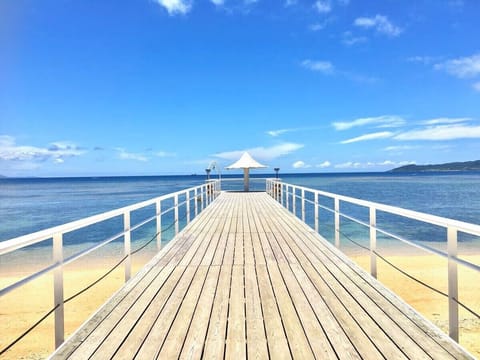 Beach nearby, white sand