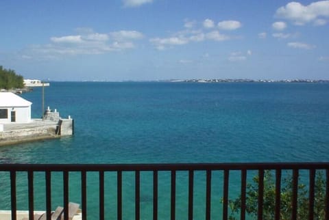 View from balcony looking east