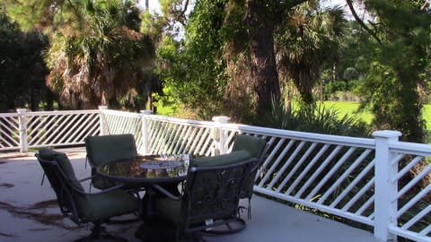 deck on left side of house facing Fairway 1

