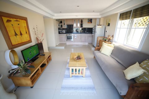 Elegant Living & Kitchen area 
