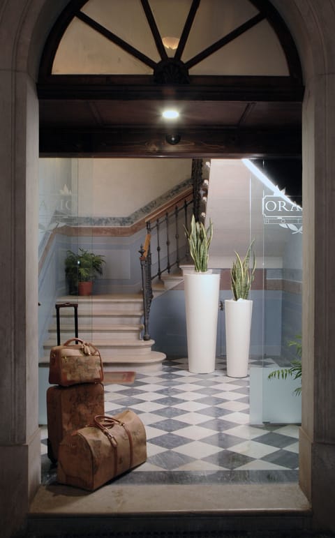 Interior entrance