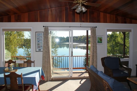Your view when you walk into your living/dining room