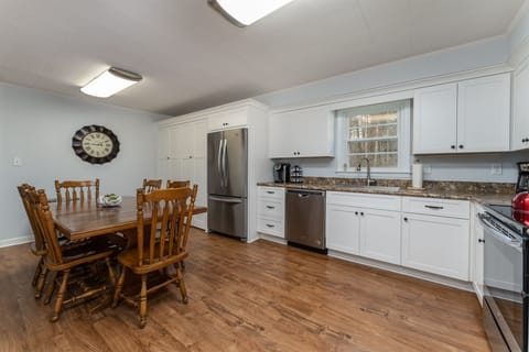Kitchen and dining area
