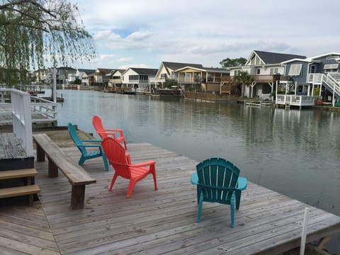 relax and fish off the deck