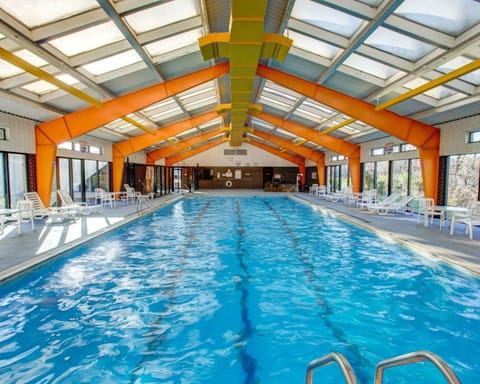 Indoor pool, open 6:00 AM to 9:00 PM, sun loungers