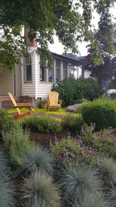 Looking over Landscaping towards Front Entry