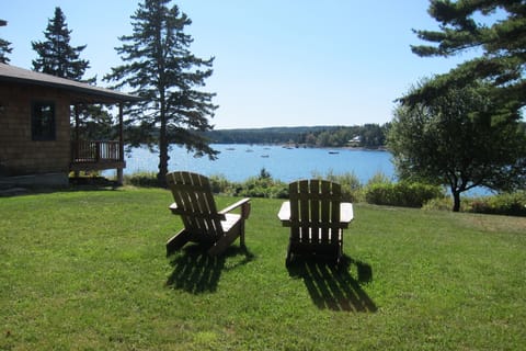 View of harbor from the lawn
