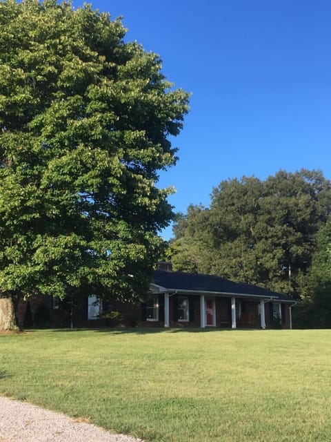 View of main house from road. Cabin cannot be seen from road.