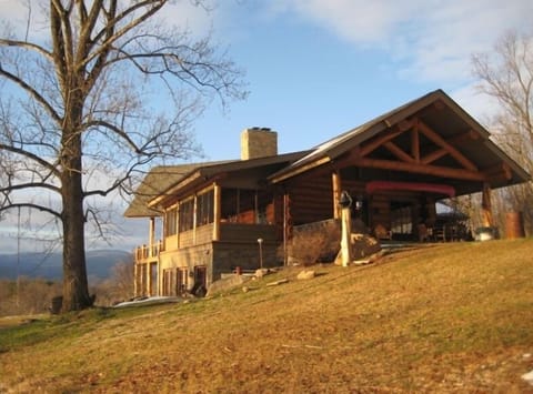 Lodge Side with Hot Tub, Screen Porch and Covered Porch