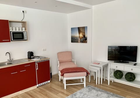Apartment, 2 Bedrooms | Living area | Flat-screen TV, iPod dock