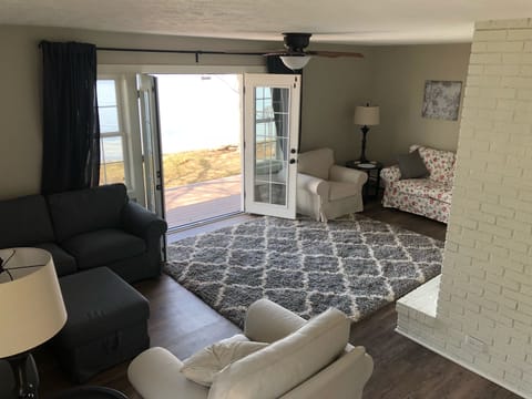 Enjoy the lake even while you are inside.