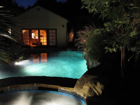 Romantic evenings poolside