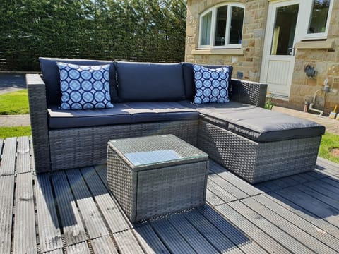Summer seating area