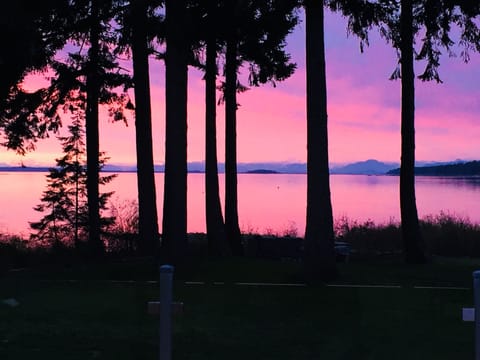 Sunset at Buckley Bay Beach House!