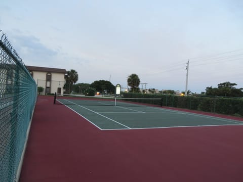 New tennis courts.