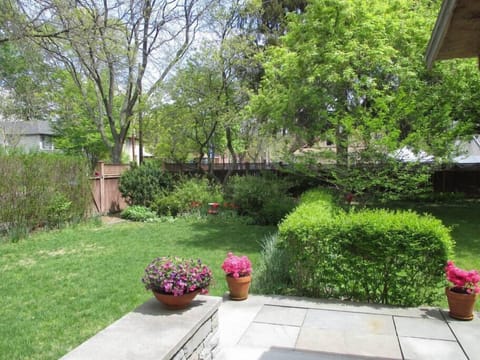 Enjoy the garden from your private terrace.