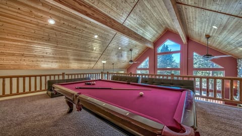 Pool Table on the loft 