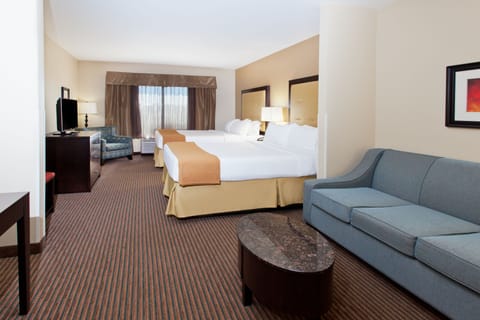 Suite, 2 Queen Beds, Non Smoking | Premium bedding, pillowtop beds, in-room safe, desk