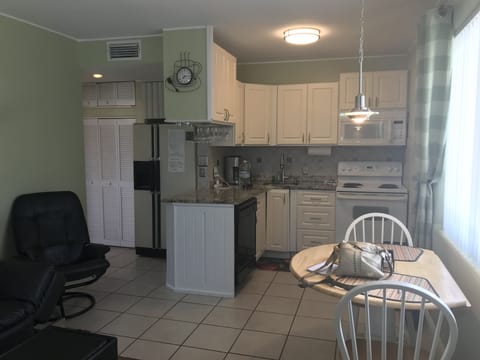 Small Unit#1-Fully Equipped Kitchen with granite countertop