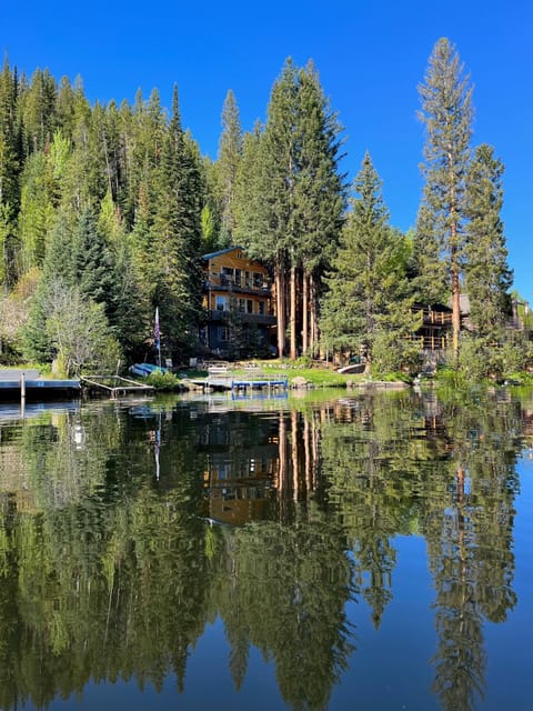 OurGrandLakeCabin on the South shore of Grand Lake. Typical view May to November