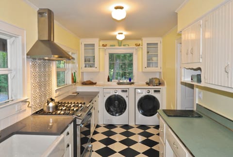 The brand new kitchen