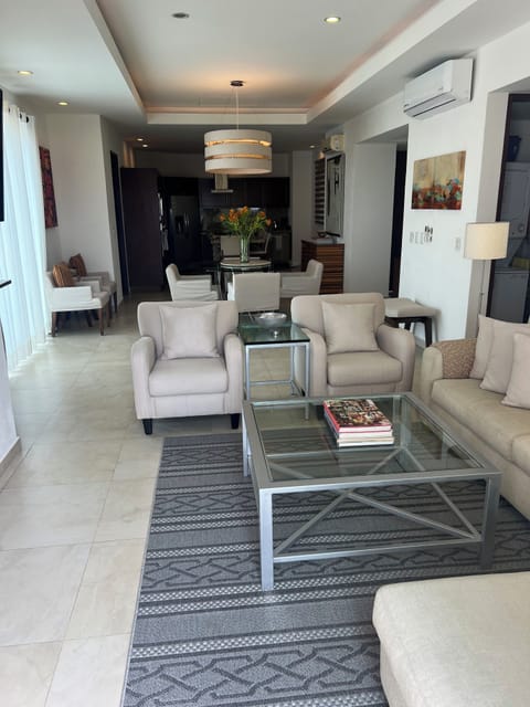Penthouse suite with large living space!