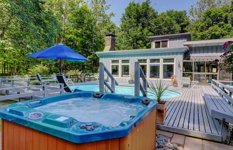 Our hot tub. Professionally maintained. 