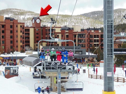 Located in The Village at Breckenridge, Wetterhorn (clock tower) Building