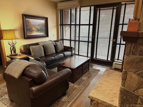 Leather couch and oversize chair.  Couch includes a queen size sleeper.