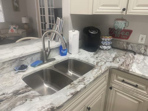 New kitchen with granite countertops