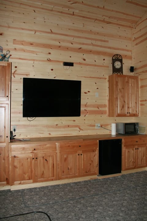 55-inch big screen, surround sound, microwave and refrigerator in Bunkhouse