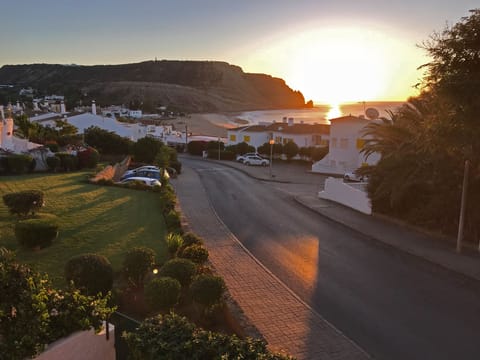 The views from the apartment are stunning, this is at sunrise.