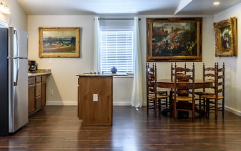 Kitchen, Refrigerator, Stovetop, Microwave, Coffee Maker, Kitchen Utensils