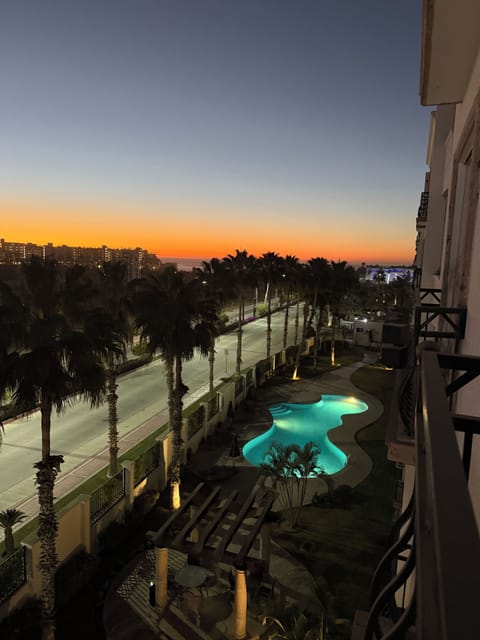 Capture the beauty of Cabo sunrises from balcony.  Stunning 📸