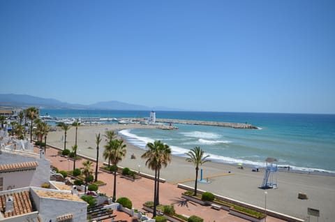 Beach 50 meters from the apartment.