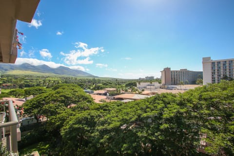 View of mt.'s from balcony