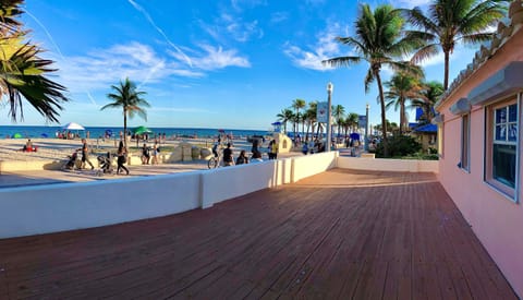 View South on deck